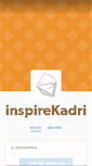 Mobile Screenshot of inspirekadri.tumblr.com