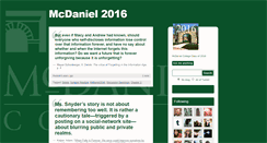 Desktop Screenshot of mcdaniel2016.tumblr.com