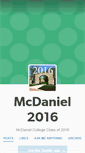 Mobile Screenshot of mcdaniel2016.tumblr.com