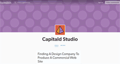 Desktop Screenshot of capitaldstudio.tumblr.com