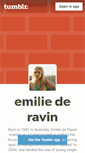 Mobile Screenshot of emiliederavin.tumblr.com