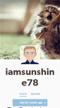 Mobile Screenshot of iamsunshine78.tumblr.com