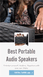 Mobile Screenshot of bestportableaudiospeakers.tumblr.com