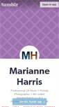 Mobile Screenshot of marianneharris.tumblr.com