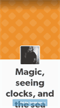 Mobile Screenshot of magicseeingclocksandthesea.tumblr.com