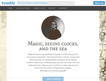 Tablet Screenshot of magicseeingclocksandthesea.tumblr.com