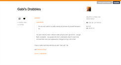 Desktop Screenshot of gabisdrabbles.tumblr.com