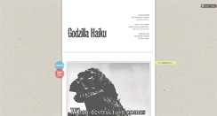 Desktop Screenshot of godzillahaiku.tumblr.com