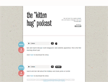 Tablet Screenshot of kittenhug.tumblr.com
