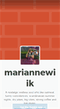 Mobile Screenshot of mariannewiik.tumblr.com