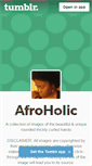 Mobile Screenshot of afroholic.tumblr.com