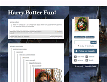 Tablet Screenshot of hpfun.tumblr.com