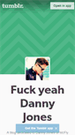 Mobile Screenshot of f-yeahdannyjones.tumblr.com