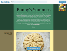 Tablet Screenshot of bunnyyummies.tumblr.com