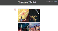 Desktop Screenshot of ghostproofblanket.tumblr.com