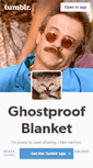 Mobile Screenshot of ghostproofblanket.tumblr.com