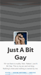 Mobile Screenshot of justabitgay716.tumblr.com