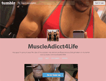 Tablet Screenshot of muscleaddict.tumblr.com