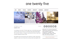 Desktop Screenshot of one-twenty-five.tumblr.com