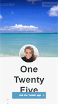 Mobile Screenshot of one-twenty-five.tumblr.com