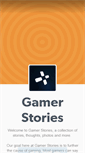 Mobile Screenshot of gamerstories.tumblr.com