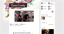 Desktop Screenshot of clairecoady.tumblr.com