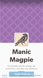 Mobile Screenshot of manicmagpie.tumblr.com