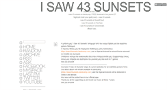Desktop Screenshot of isaw43sunsets.tumblr.com