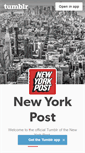 Mobile Screenshot of nypost.tumblr.com