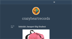 Desktop Screenshot of crazyheartrecords.tumblr.com