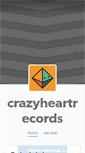 Mobile Screenshot of crazyheartrecords.tumblr.com