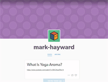 Tablet Screenshot of mark-hayward.tumblr.com