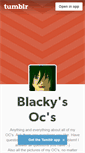 Mobile Screenshot of blacky1991.tumblr.com