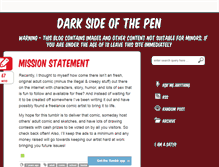 Tablet Screenshot of darksideofthepen.tumblr.com