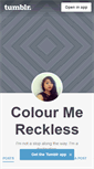 Mobile Screenshot of colourmereckless.tumblr.com