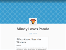 Tablet Screenshot of mindylovespanda.tumblr.com