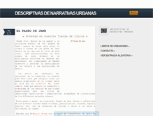 Tablet Screenshot of descriptivasnarrativasurbanas.tumblr.com