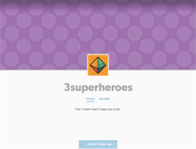 Tablet Screenshot of 3superheroes.tumblr.com