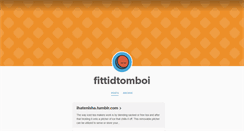 Desktop Screenshot of fittidtomboi.tumblr.com