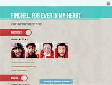 Tablet Screenshot of finchel4everinmyheart.tumblr.com