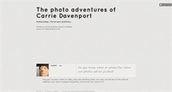 Desktop Screenshot of carriedavenport.tumblr.com
