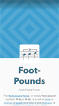 Mobile Screenshot of foot-pound.tumblr.com