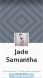 Mobile Screenshot of jade-samantha-model.tumblr.com