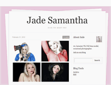 Tablet Screenshot of jade-samantha-model.tumblr.com