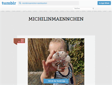 Tablet Screenshot of michilinmaennchen.tumblr.com