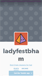 Mobile Screenshot of ladyfestbham.tumblr.com