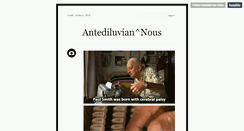 Desktop Screenshot of antediluvian-nous.tumblr.com