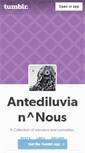 Mobile Screenshot of antediluvian-nous.tumblr.com