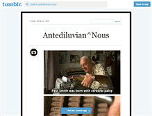 Tablet Screenshot of antediluvian-nous.tumblr.com