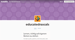 Desktop Screenshot of educatedrascals.tumblr.com